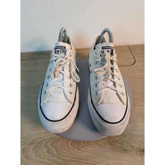 Converse Chuck Taylor AS Lift Low Top Shoe Sneaker Womens Size 8 White 560251C - Picture 3 of 10